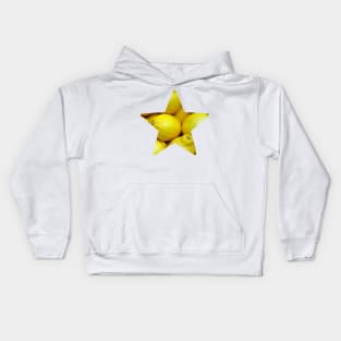 Lemon Fruit Star Kids Hoodie